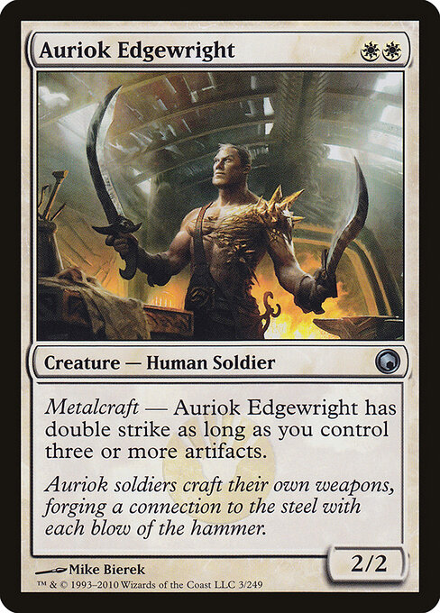 Auriok Edgewright - Scars of Mirrodin Magic card