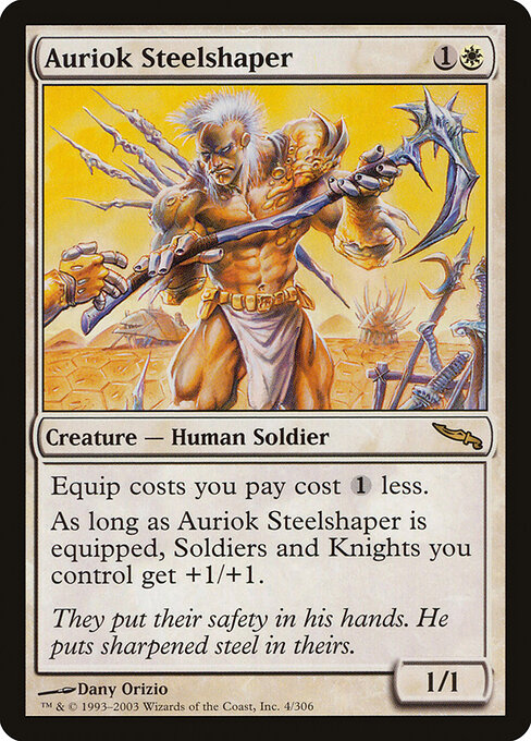 Auriok Steelshaper - Mirrodin Magic card
