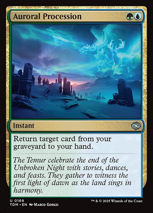 Auroral Procession - Tarkir: Dragonstorm Magic card