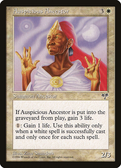 Auspicious Ancestor - Mirage Magic card