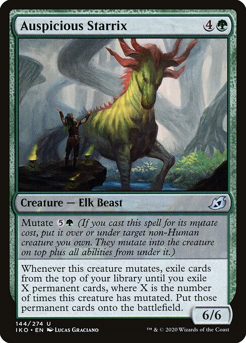 Auspicious Starrix - Ikoria: Lair of Behemoths Magic card