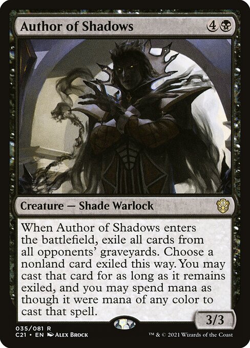 Author of Shadows - Commander 2021 Magic card