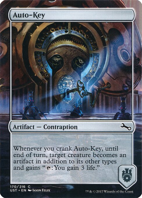 Auto-Key - Unstable (#170) - Illustrated by Jason Felix - Magic: The Gathering Card