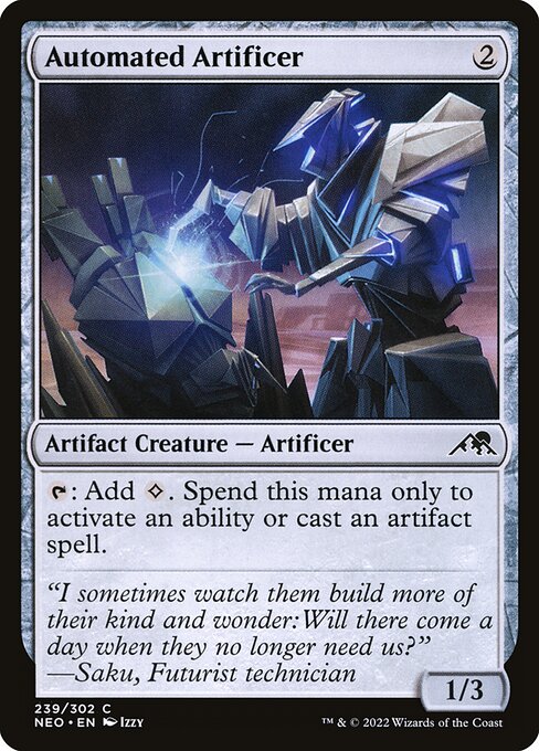 Automated Artificer - Kamigawa: Neon Dynasty Magic card