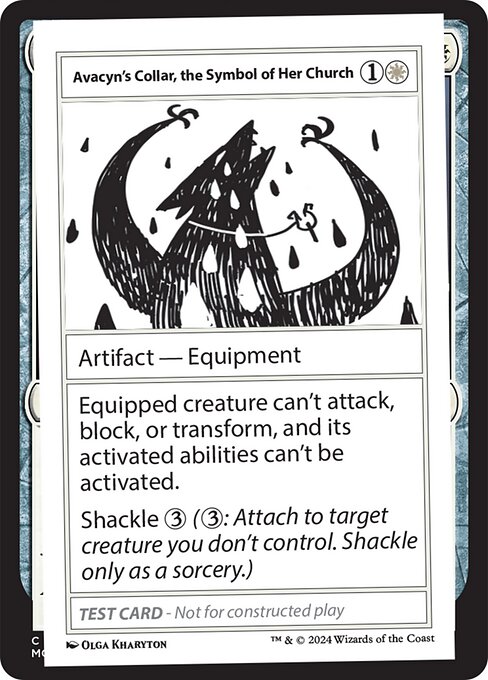 Avacyn's Collar, the Symbol of Her Church - Mystery Booster 2 Magic card