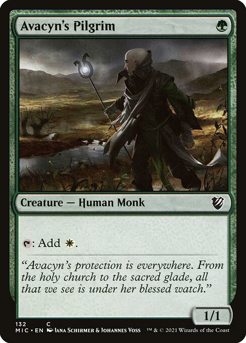 Avacyn's Pilgrim - Midnight Hunt Commander Magic card