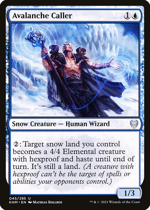 Avalanche Caller - Kaldheim Magic card
