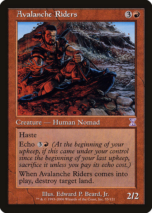 Avalanche Riders - Time Spiral Timeshifted Magic card