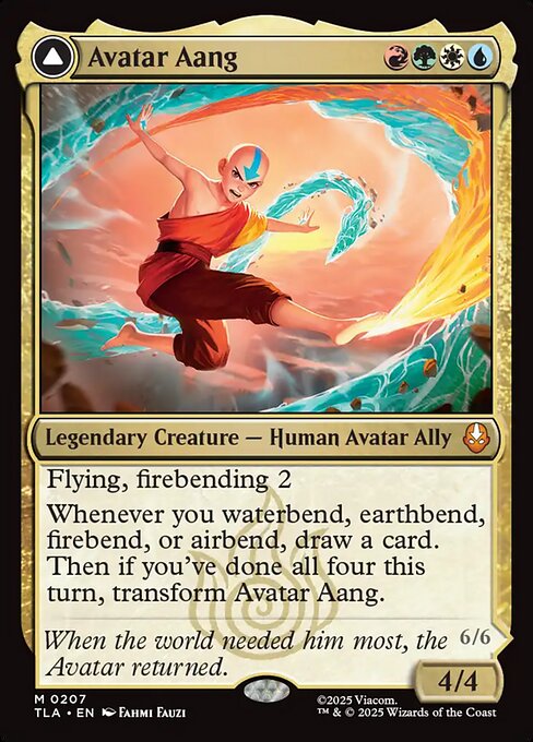 Avatar Aang // Aang, Master of Elements - Avatar: The Last Airbender Magic card