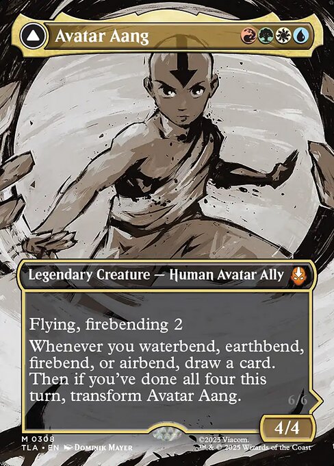 Avatar Aang // Aang, Master of Elements art by Bryan Konietzko