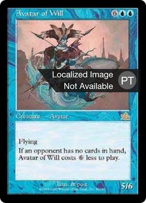 Avatar da Vontade (Avatar of Will) - Prophecy (#30) - Illustrated by rk post - Magic: The Gathering Card