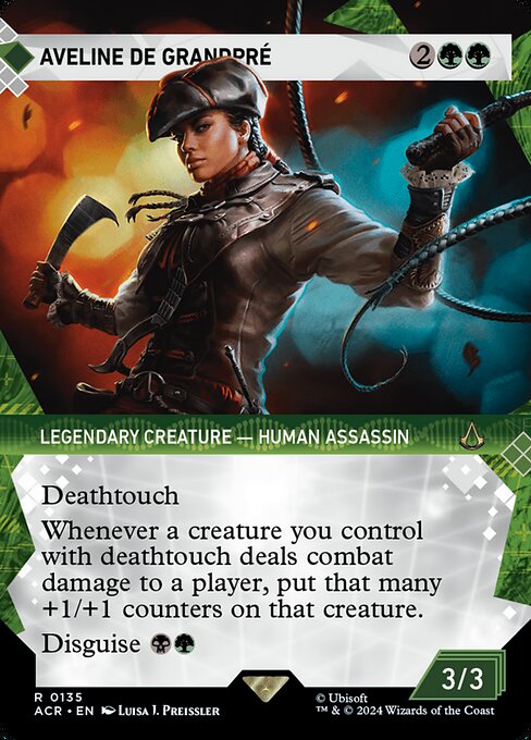 Aveline de Grandpré - Assassin's Creed (#135) - Illustrated by Luisa J. Preissler - Magic: The Gathering Card
