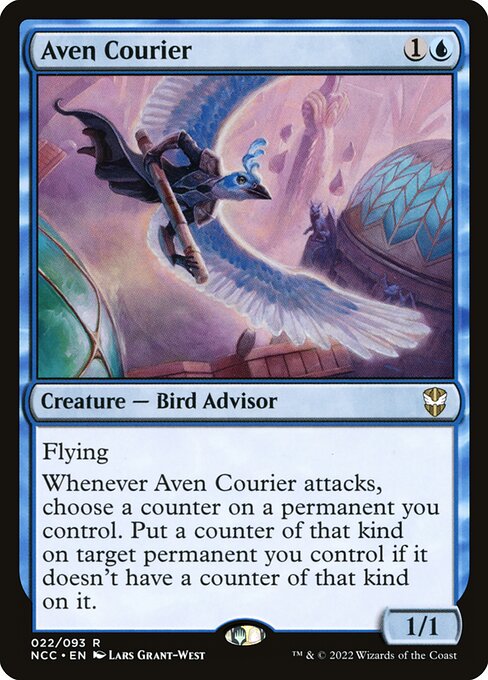 Aven Courier - New Capenna Commander Magic card