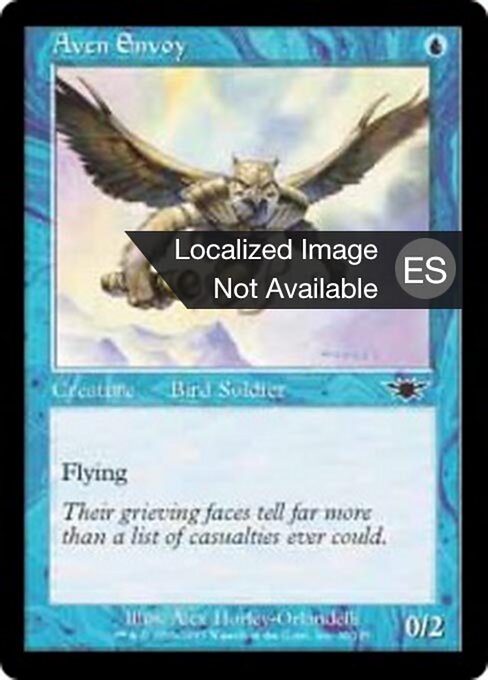 エイヴンの特使 (Aven Envoy) - Legions (#30) - Illustrated by Alex Horley-Orlandelli - Magic: The Gathering Card