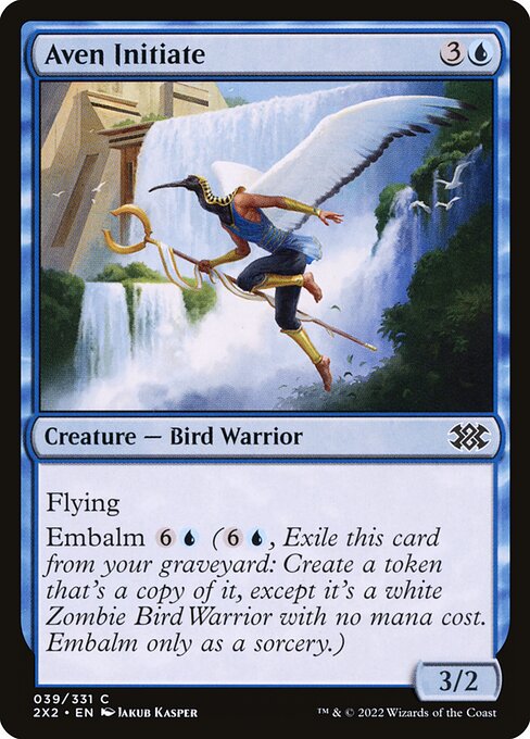 Aven Initiate - Double Masters 2022 Magic card