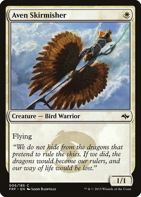 Aven Skirmisher - Fate Reforged Magic card