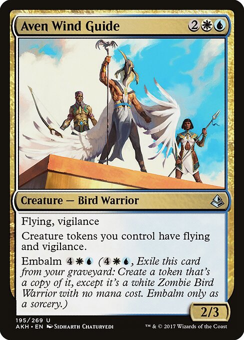 Aven Wind Guide - Amonkhet Magic card