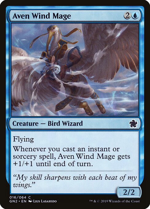 Aven Wind Mage - Game Night 2019 Magic card