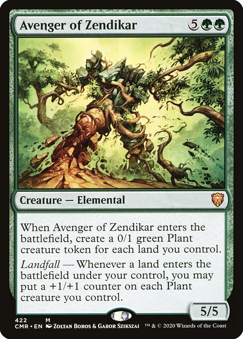 Avenger of Zendikar - Commander Legends (#422) - Illustrated by Zoltan Boros & Gabor Szikszai - Magic: The Gathering Card