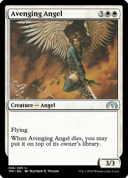 Avenging Angel - Tempest Remastered Magic card