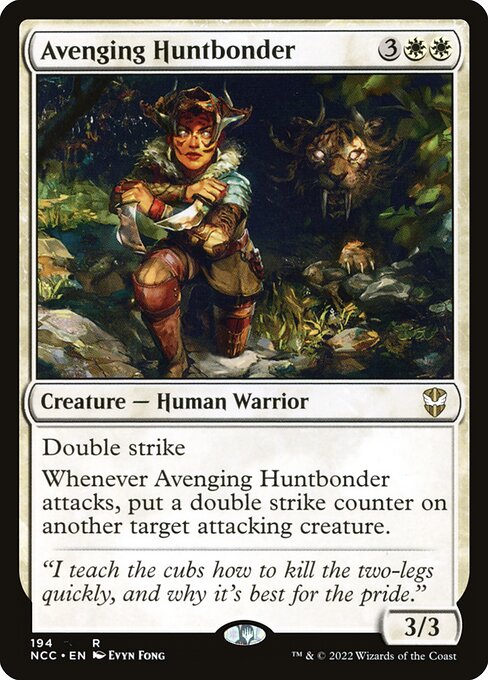 Avenging Huntbonder - New Capenna Commander Magic card