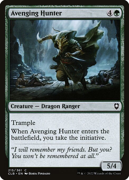 보복하는 사냥꾼 (Avenging Hunter) - Commander Legends: Battle for Baldur's Gate (#215) - Illustrated by Borja Pindado - Magic: The Gathering Card