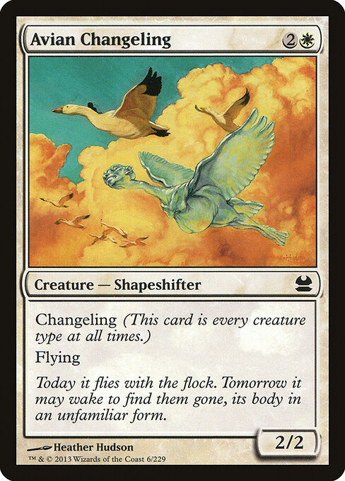 Avian Changeling - Modern Masters Magic card