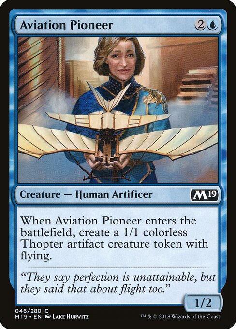 Aviation Pioneer - Core Set 2019 Magic card