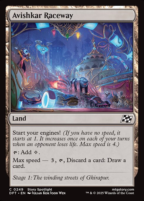 Avishkar Raceway - Aetherdrift Magic card