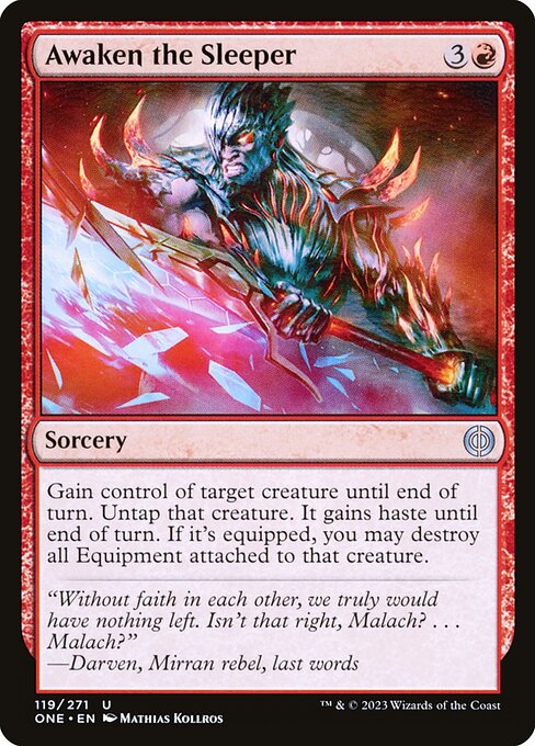 Awaken the Sleeper - Phyrexia: All Will Be One Magic card