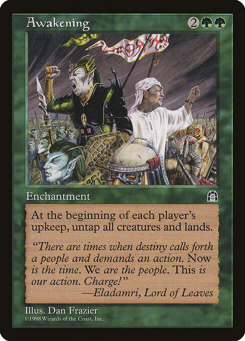 Awakening - Stronghold (#101) - Illustrated by Dan Frazier - Magic: The Gathering Card