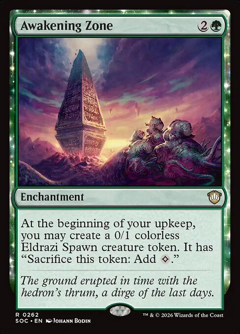 Awakening Zone - Secrets of Strixhaven Commander Magic card