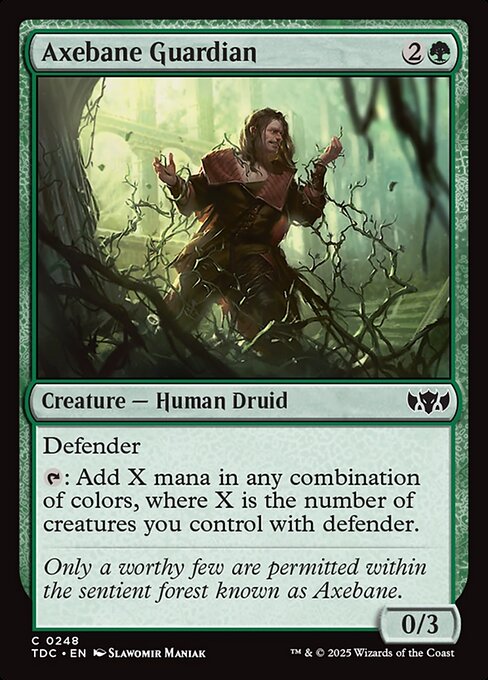 Axebane Guardian - Tarkir: Dragonstorm Commander Magic card