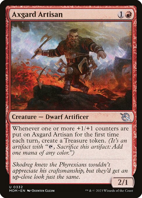 Axgard Artisan - March of the Machine Magic card