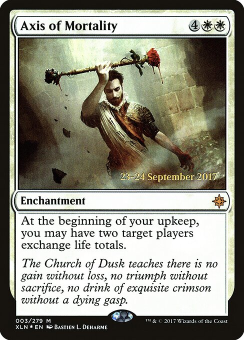 Axe de mortalité (Axis of Mortality) - Ixalan (#3) - Illustrated by Bastien L. Deharme - Magic: The Gathering Card