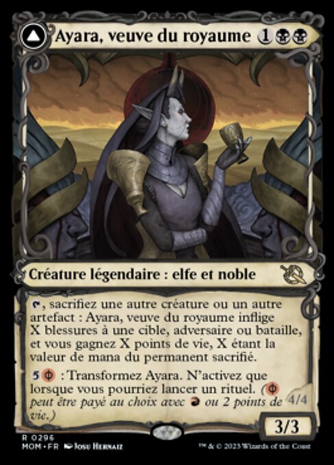 Ayara, Widow of the Realm // Ayara, Furnace Queen