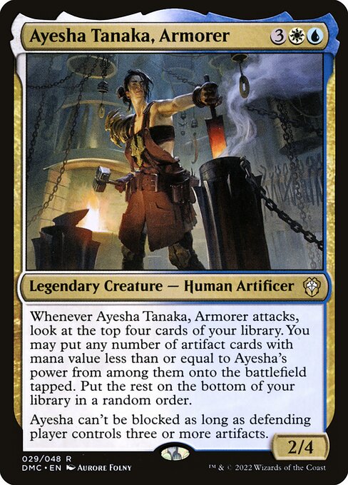Ayesha Tanaka, Armorer - Dominaria United Commander Magic card