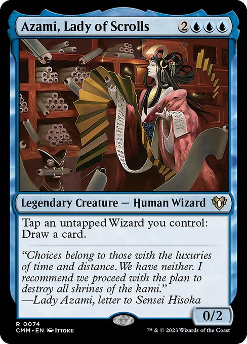 Azami, Lady of Scrolls - Commander Masters Magic card