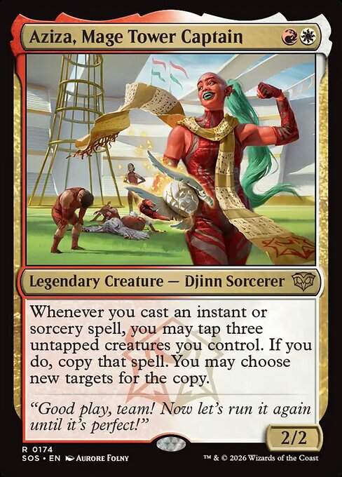 Aziza, Mage Tower Captain - Secrets of Strixhaven Magic card
