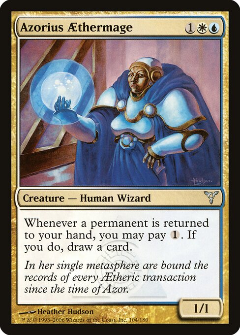 Azorius Aethermage - Dissension Magic card