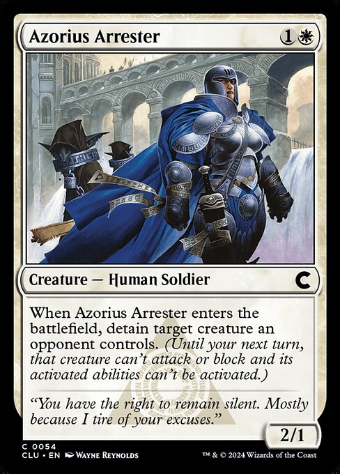 Azorius Arrester - Ravnica: Clue Edition Magic card