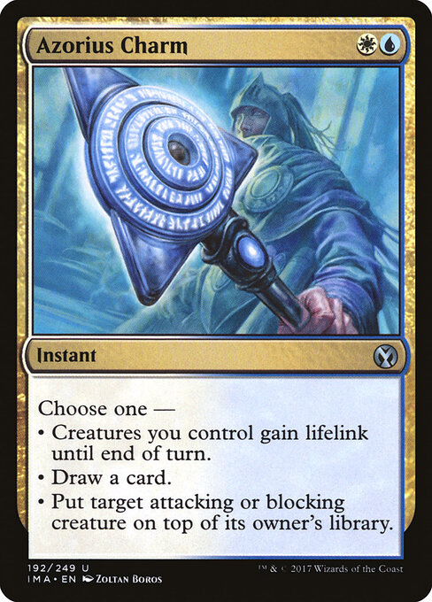 Azorius Charm - Iconic Masters Magic card