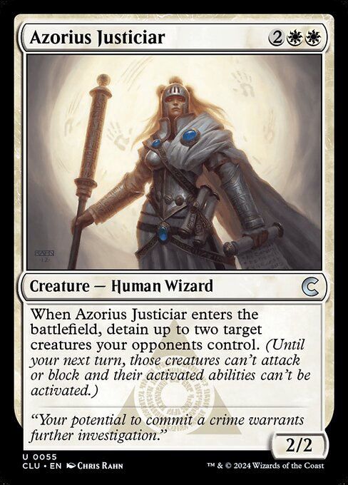 Azorius Justiciar - Ravnica: Clue Edition Magic card