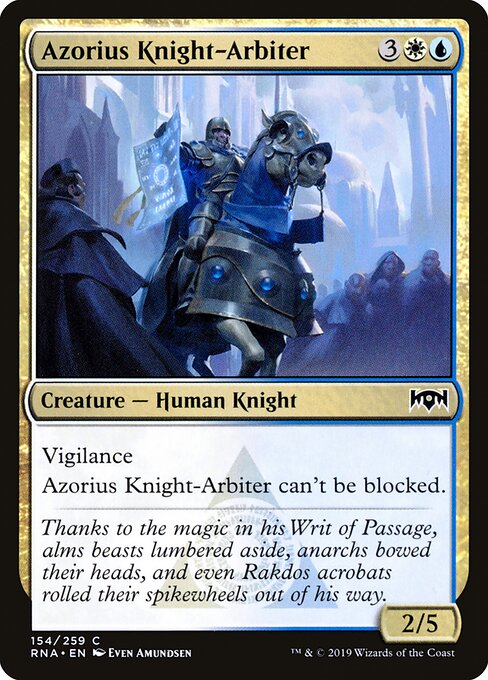 Azorius Knight-Arbiter - Ravnica Allegiance Magic card