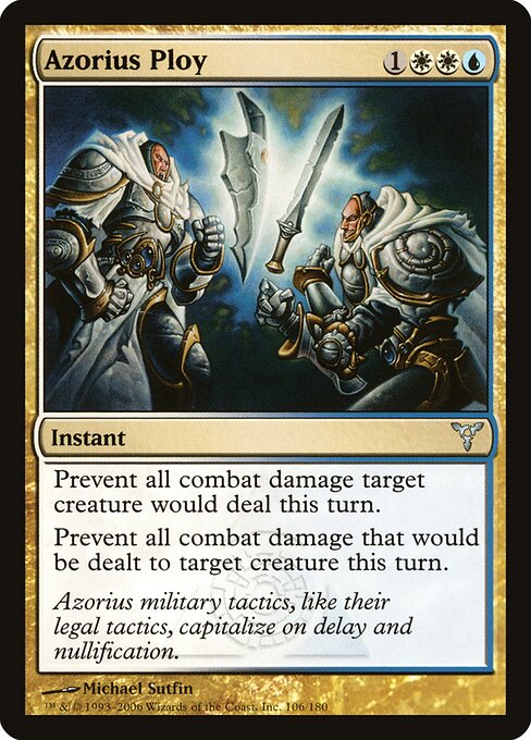 Azorius Ploy - Dissension Magic card
