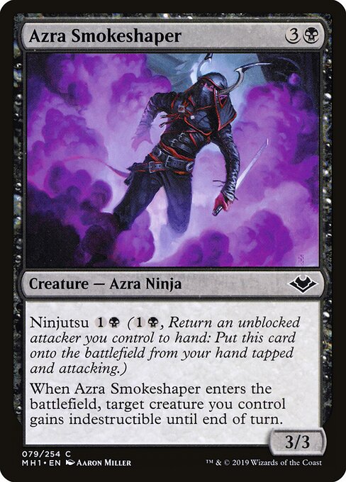 Azra Smokeshaper - Modern Horizons (#79) - Illustrated by Aaron Miller - Magic: The Gathering Card