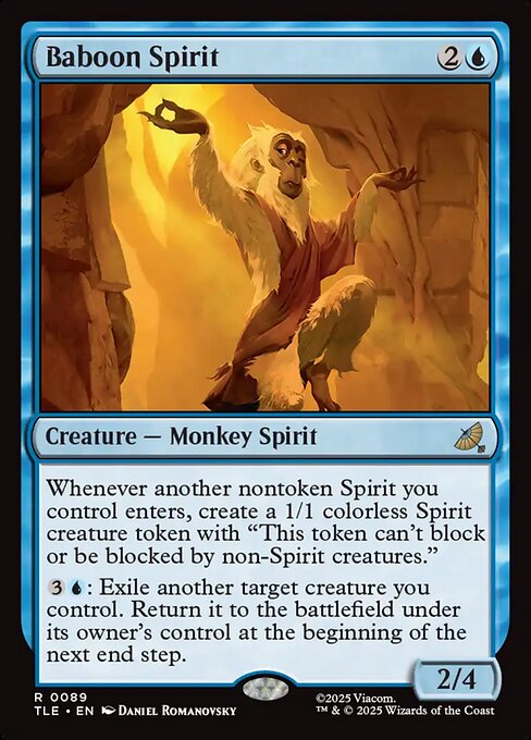 Baboon Spirit - Avatar: The Last Airbender Eternal Magic card