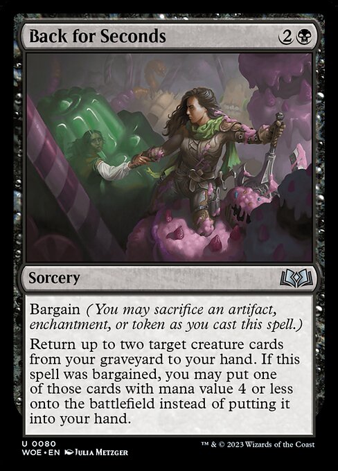 Back for Seconds - Wilds of Eldraine Magic card