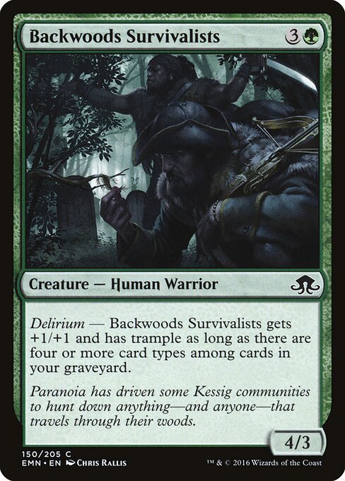 Backwoods Survivalists - Eldritch Moon Magic card