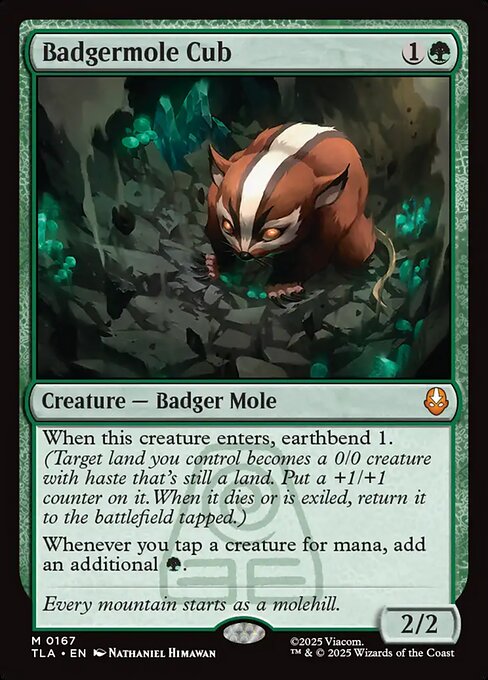 Badgermole Cub - Avatar: The Last Airbender Magic card